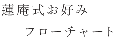 蓮庵式お好み