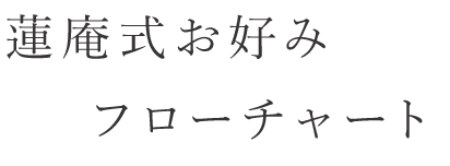 蓮庵式お好み